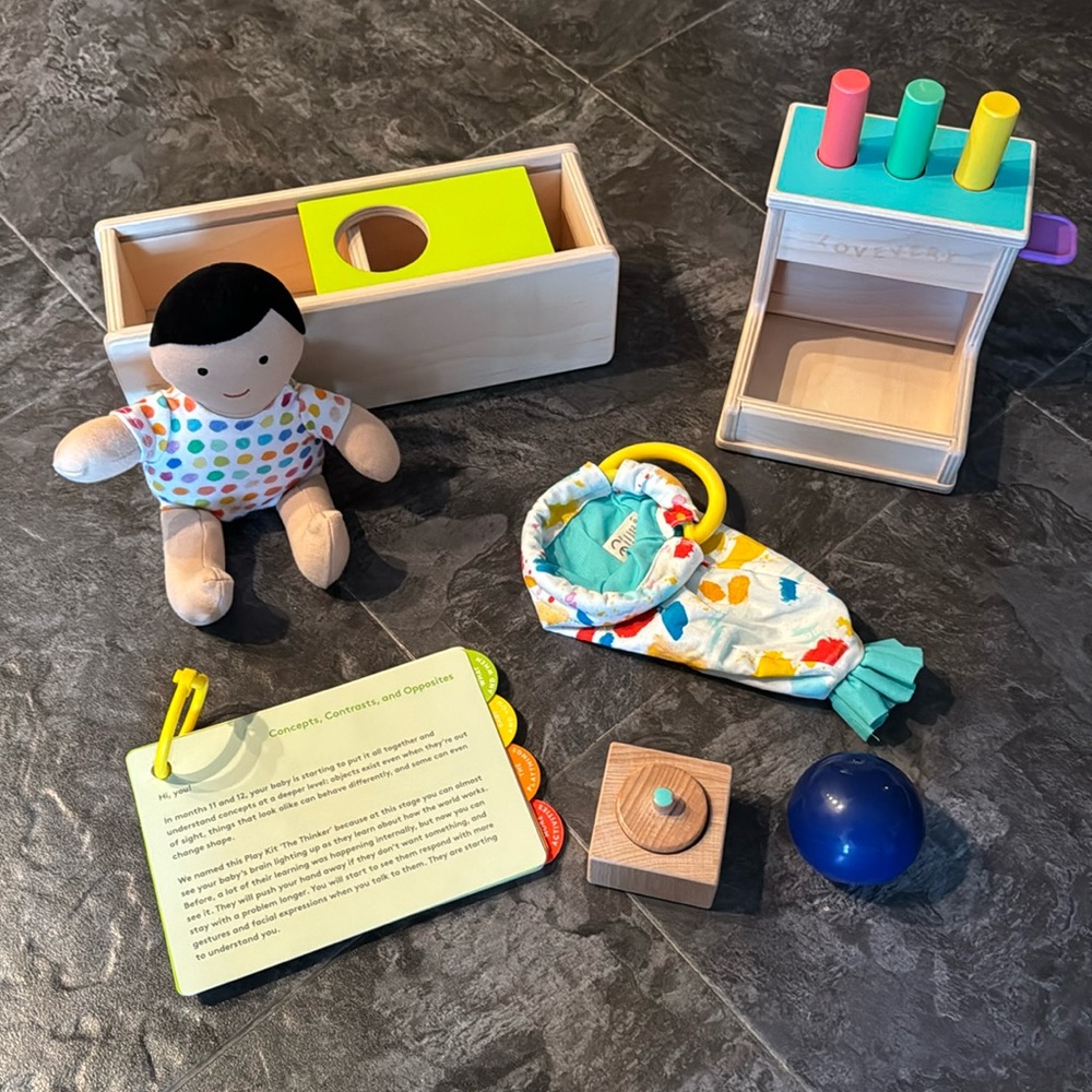 LOVEVERY The Thinker Play Kit 11-12 Months